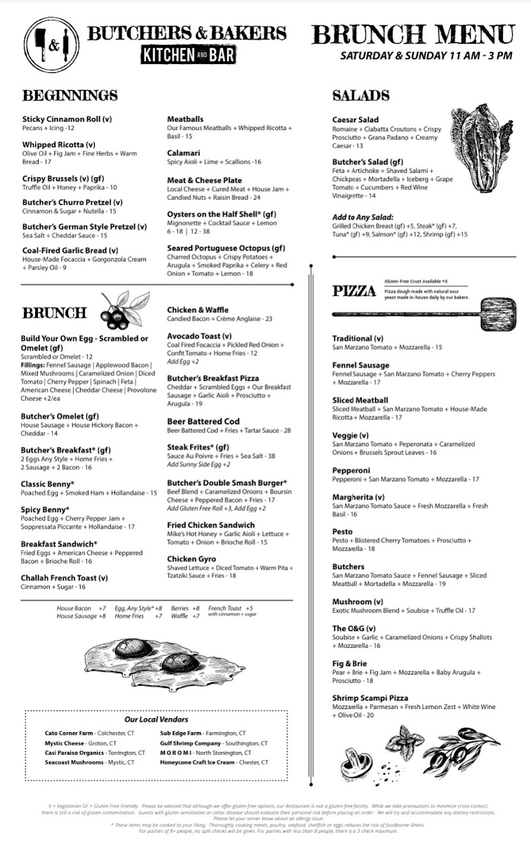 Butchers & Bakers Menu - Image 2